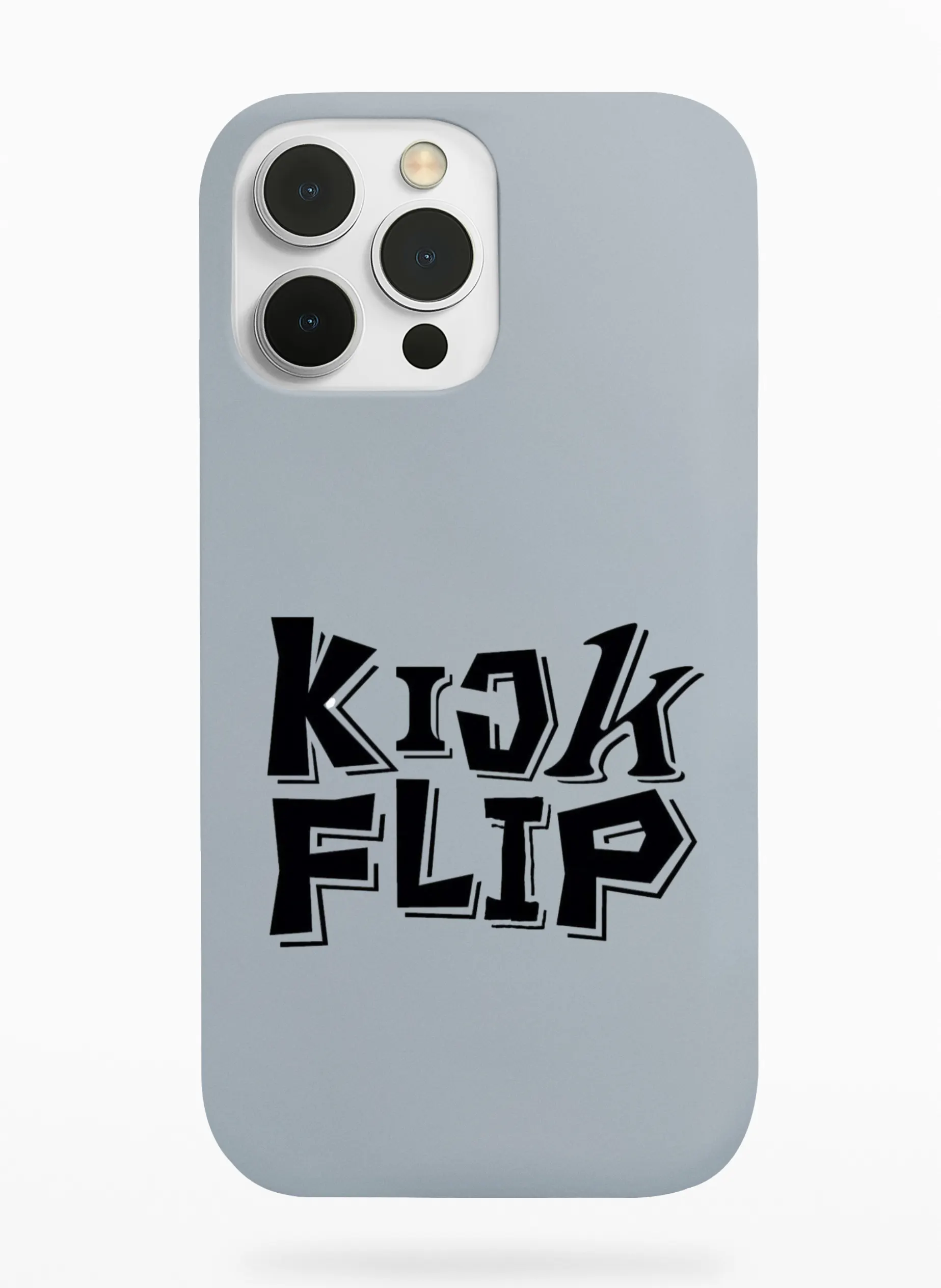 KickFlip Block Logo Phone Case - Gray, Apple iPhone 18