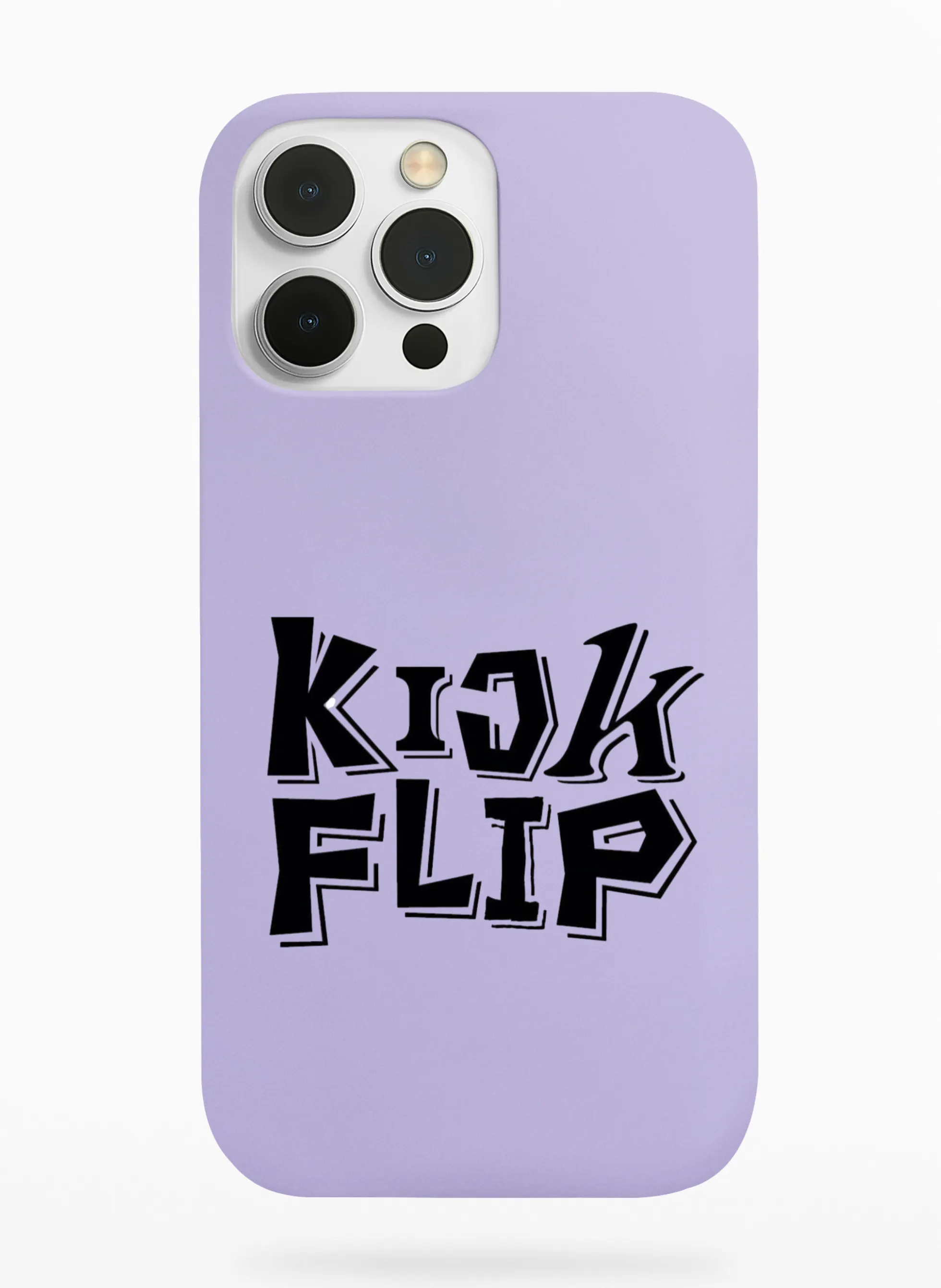 KickFlip Block Logo Phone Case - Lavender, Apple iPhone 18