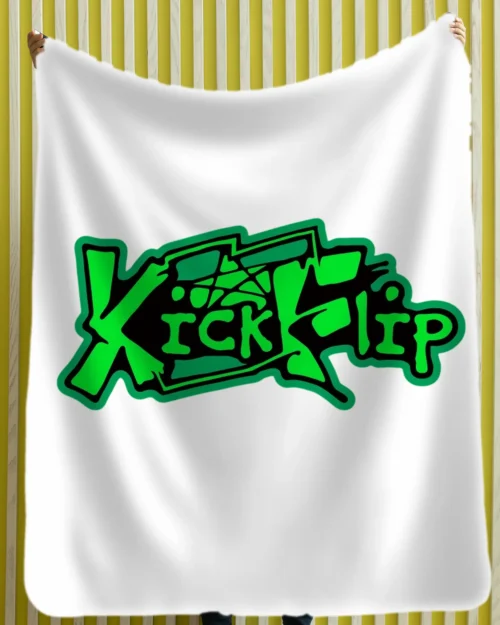 KickFlip Green Logo Blanket