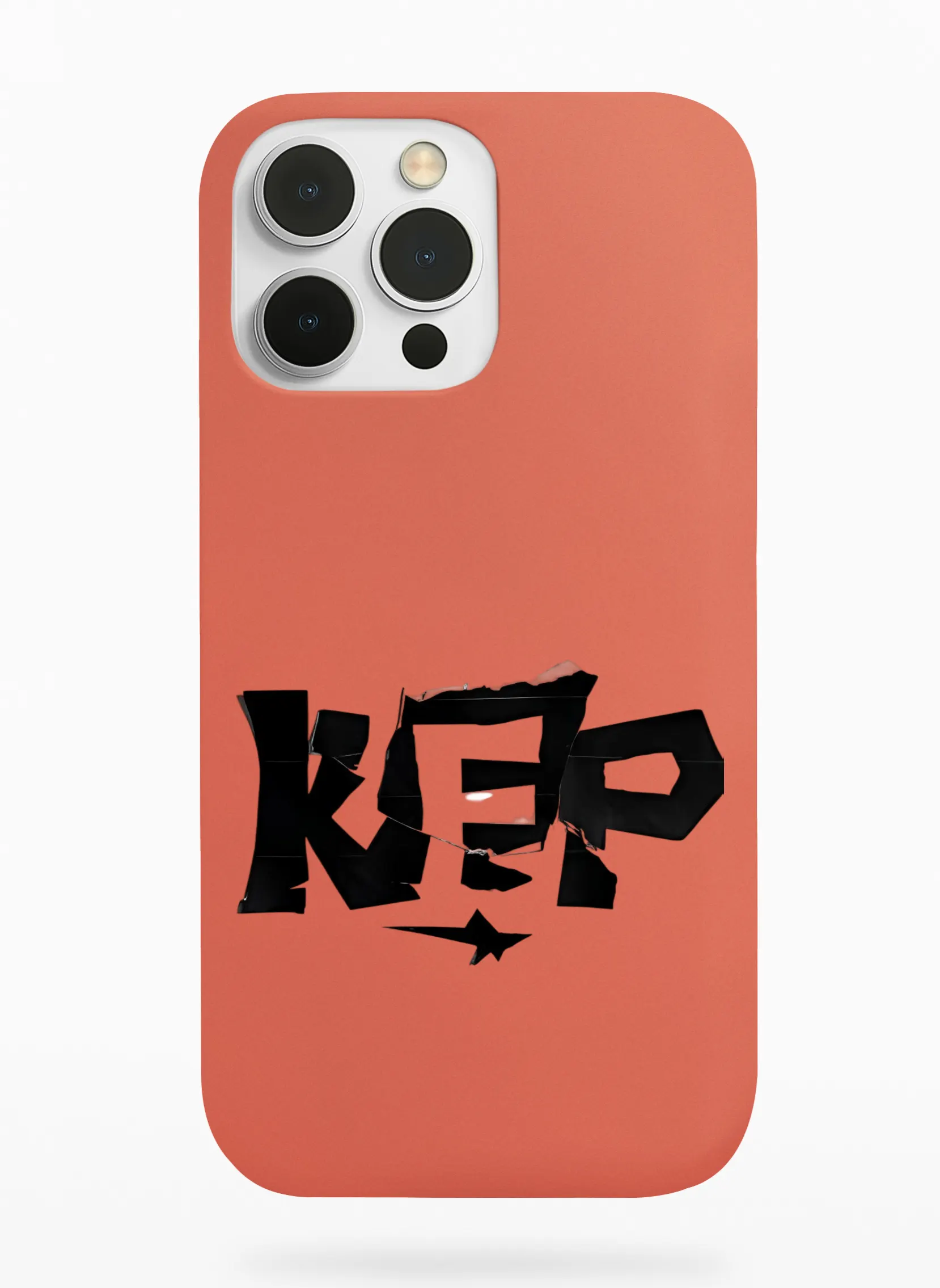 KickFlip Monogram Phone Case - Coral, Apple iPhone 18