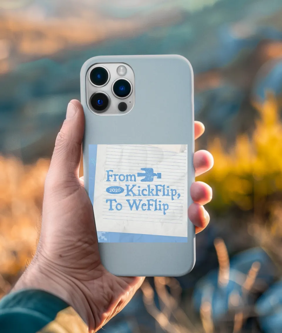 KickFlip To WeFlip Phone Case